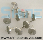 Schleifende Abrasive Sechs-Faktoren-Schleifräder 12,7 mm Bohrgröße Elektroplattierte Diamant