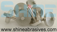 Schleifende Abrasive Sechs-Faktoren-Schleifräder 12,7 mm Bohrgröße Elektroplattierte Diamant