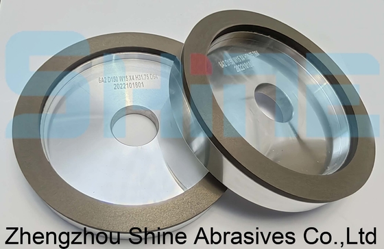 6A2 Metallbindung Diamant CBN Schleifrad für HSS Werkzeuglegierung Keramikglas