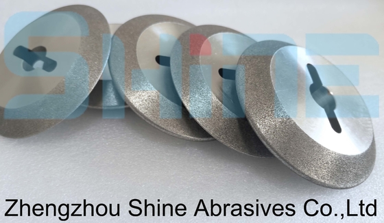 Elektroplattierte Schleifmaschine mit Diamantsägen für das Schneiden von Metallagat