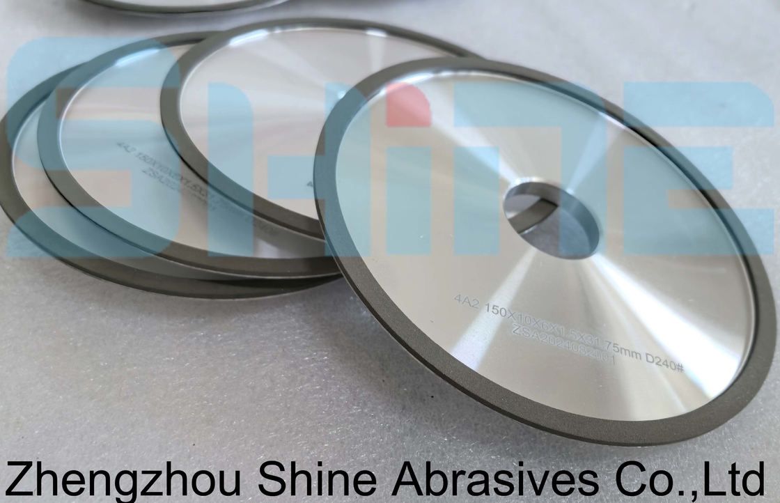 ODM 150 mm 4A2 Harzbindungsrad D240 Grit für Karbidkreissägen