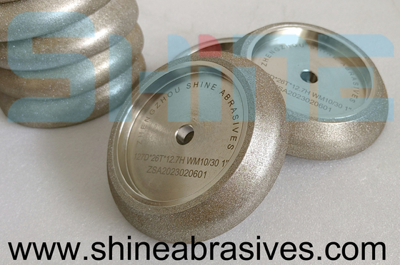 6inch Diamond Borazon, den CBN Schleifscheibe für Sägemühlen-Blatt-Band beschichtete, sah