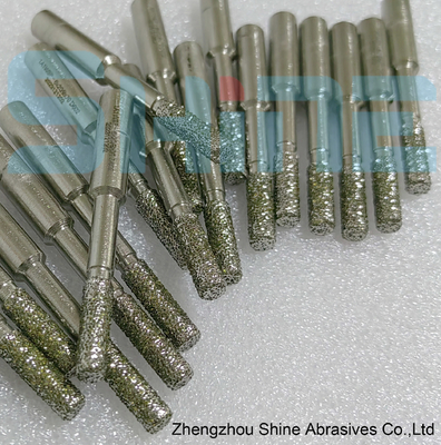 Elektroplattierte Diamantschleifwerkzeuge Diamantschleifspitzen für Stein
