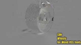 Sehen Sie sich die Demo zu galvanisierten CBN-Scheiben für Holz-HSS-Messerschleifen und -schärfen an