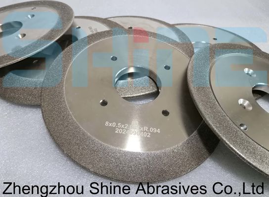 8'' Elektroplattiertes CBN-Schärfrad zum Schärfen von Bandsägen aus Holz
