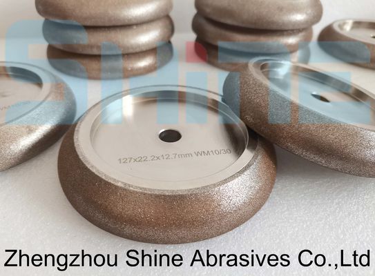 Bandsägen schärfer 5" 10/30 ° CBN Schleifräder für Holz Mizer Bandsäge