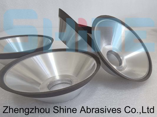11V9 Schüsselform Harzbindung Diamant / CBN Schleifrad Edelstahl