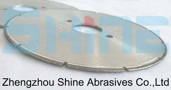 300 mm elektroplattiertes Diamantrad zum Schleifen und Schneiden von Gusseisen