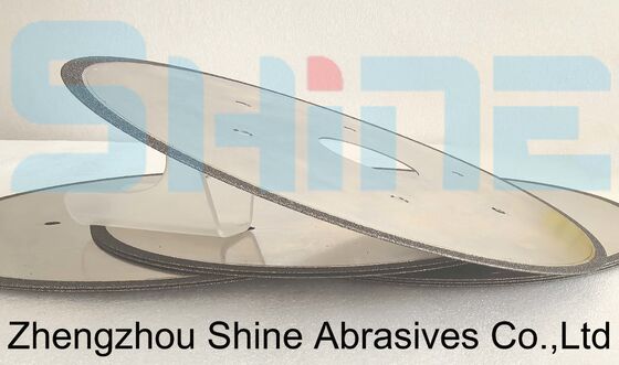 Elektroplattierte 1A1R 250mm CBN-Schneidräder für HSS-Materialien