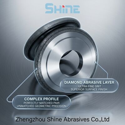 14FF1 Metallbindung CBN Schleifrad für HSS Werkzeug Stahl rostfrei