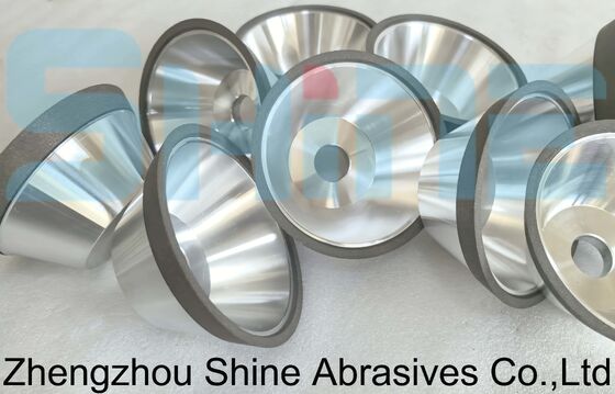 11V9 Hybrid CBN Diamantschleifrad für Fluting Clearance & Gashing