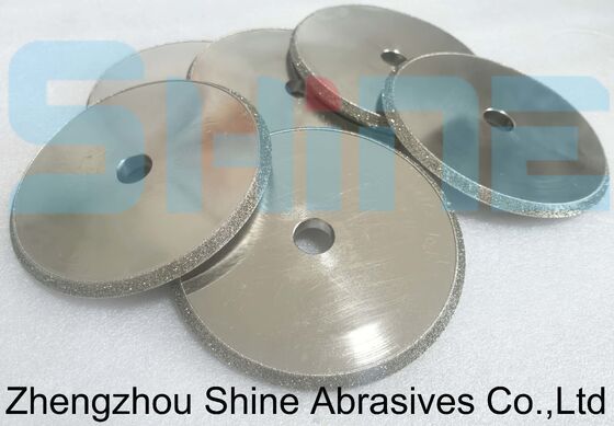 1E1 Electroplated diamond wheel for cast iron profile grinding sharpening
