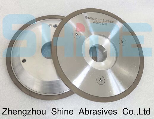 Metallgebundene 14FF1 200mm Diamantschleifscheibe für das Profilschleifen von Hartmetallwalzen