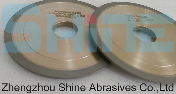 Hybrid Bond CBN CNC Grinding Wheel 150mm D64 1V1 for Medical Cutting Tool Flute Grinding