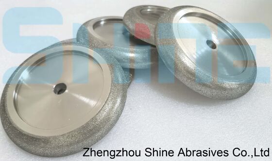 Electroplated CBN Dressing Wheel 254mm 10 Inch No Profile Loss Contour Grinding For Band Saw