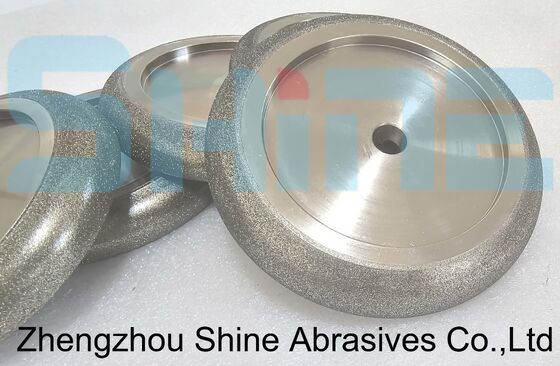 Electroplated CBN Dressing Wheel 254mm 10 Inch No Profile Loss Contour Grinding For Band Saw