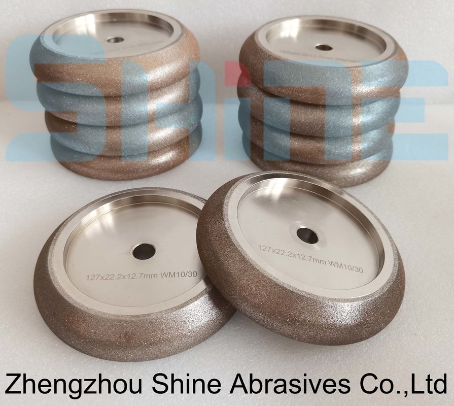 Bandsägen schärfer 5" 10/30 ° CBN Schleifräder für Holz Mizer Bandsäge