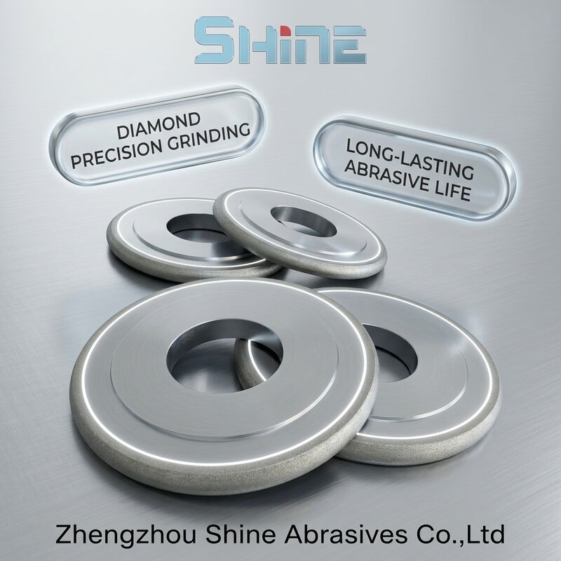 14FF1 Metallbindung CBN Schleifrad für HSS Werkzeug Stahl rostfrei
