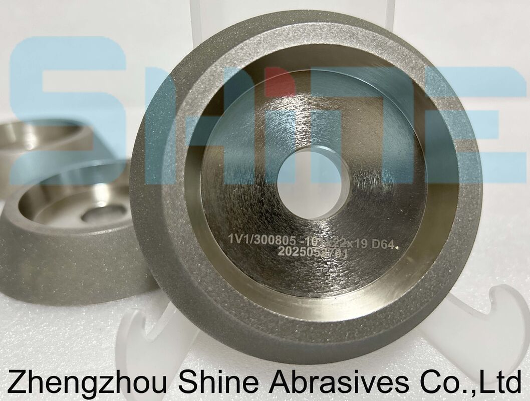 1A1 Resin Bond CBN Grinding Wheel 125x15x32mm for Stainless Steel Scratch-Free Sharpening